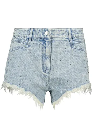 IRO Jeans-Shorts im Distressed-Look