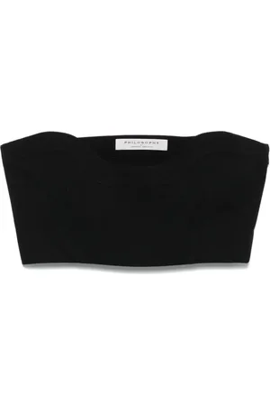Serafini Cropped-Top aus Voile