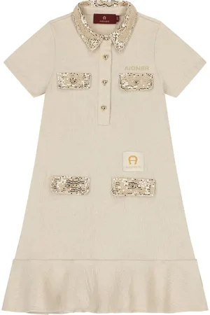Aigner Poloshirtkleid mit Logo