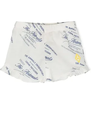 The Animals Observatory Dove Shorts mit Logo-Print