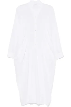 TRANSIT Maxikleid mit Raffungen