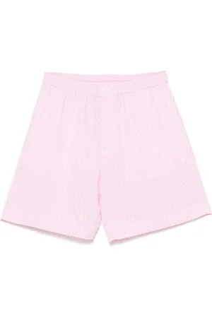 Aspesi Klassische Seersucker-Bermudas
