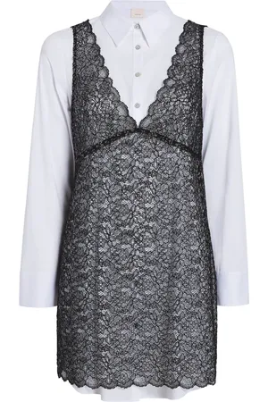 Cinq A Sept Minikleid mit Spitze