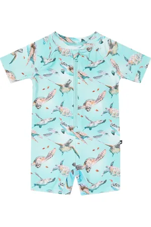 Molo Badeanzug mit Schildkröten-Print