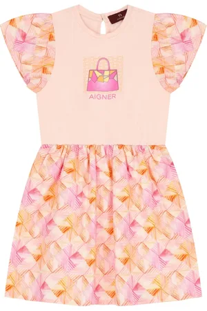 Aigner Kleid mit Taschen-Print