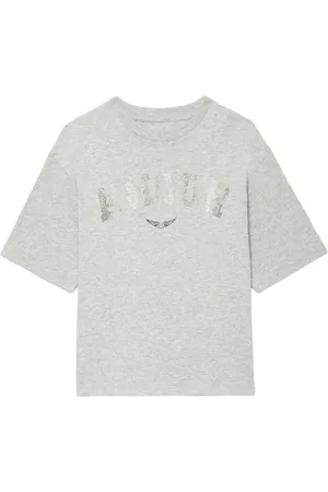 Zadig & Voltaire T-Shirt mit Perlen-Logo