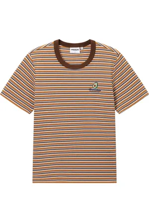 Chocoolate Gestreiftes T-Shirt mit Logo