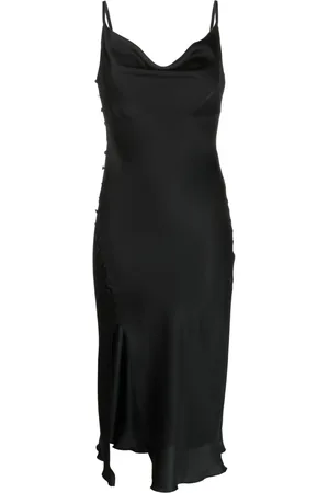 ..,MERCI Midikleid mit drapiertem Ausschnitt