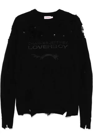 Charles Jeffrey Loverboy Distressed-Pullover mit Logo