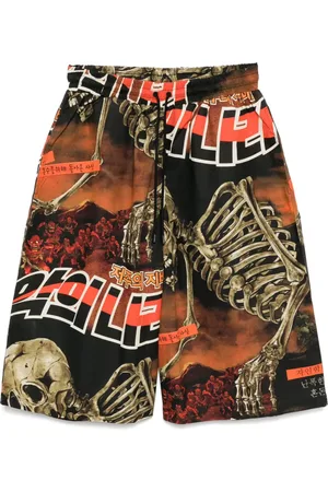 LU’U DAN Shorts mit grafischem Print