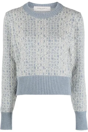 Golden Goose Intarsien-Pullover mit Logo