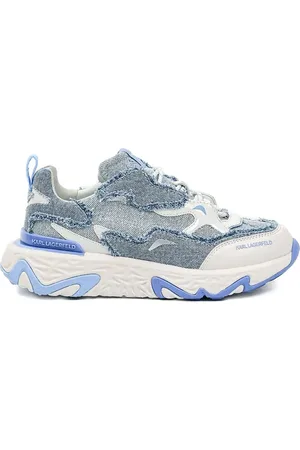 Karl Lagerfeld Blaze Strike Jeans-Sneakers im Patchwork-Look