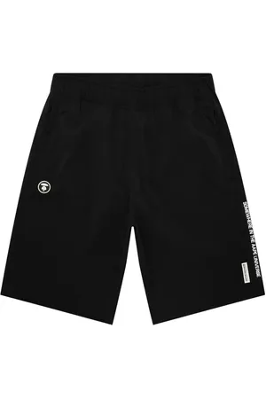 A Bathing Ape Bermudas mit Logo-Patch