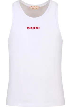 Marni Trägershirt mit Logo-Stickerei