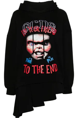 GCDS X Universal Chucky Minikleid mit Kapuze