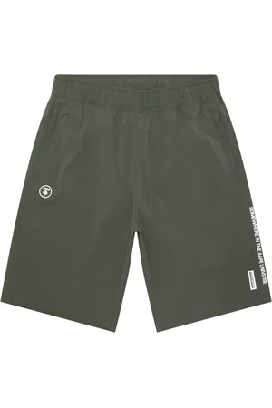 A Bathing Ape Bermudas mit Logo-Patch