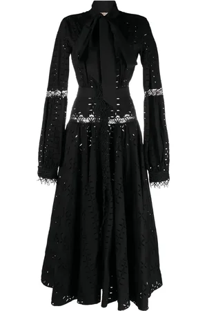 Roberto Cavalli Maxikleid mit Spitzeneinsatz