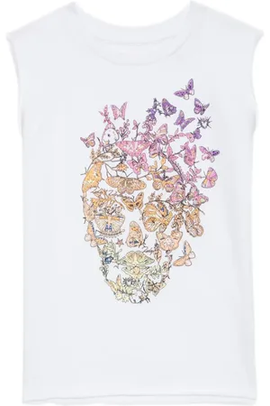 Zadig & Voltaire Patti Top mit Totenkopf-Print