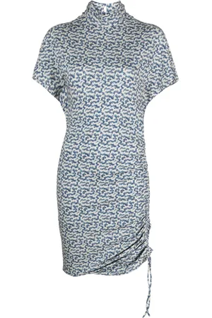 Marant Etoile Kleid mit geometrischem Print