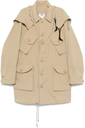 JUNYA WATANABE X C.P. Company Trenchcoat mit Kapuze