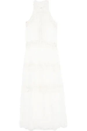 ERMANNO SCERVINO Maxikleid mit Spitzeneinsatz