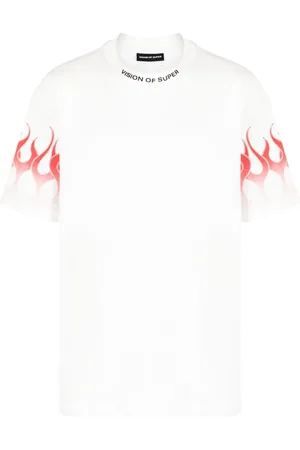 Vision Of Super T-Shirt mit Flammen-Print