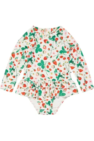 Molo Badeanzug mit Erdbeeren-Print