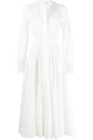 Roberto Cavalli Maxikleid mit Spitzeneinsatz