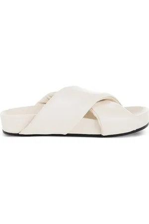 Jil Sander Pantoletten mit Wickeldesign