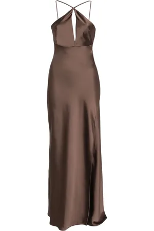 Patrizia Pepe Maxikleid aus Satin