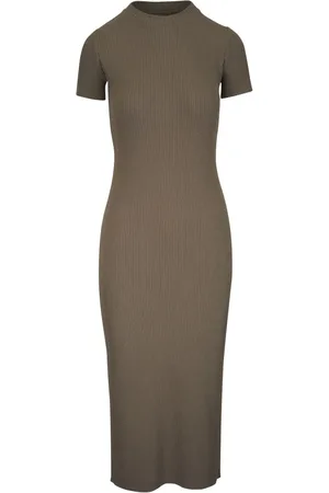 Vince Geripptes Midikleid