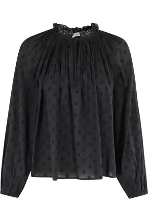 ULLA JOHNSON Ada Bluse mit Puffärmeln