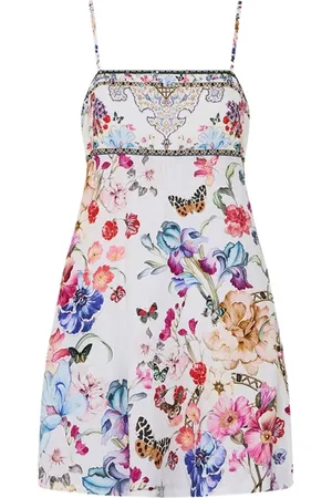 Camilla Minikleid mit Blumen-Print