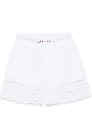ERMANNO SCERVINO Shorts mit Lochstickerei