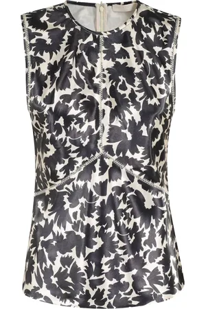 ULLA JOHNSON Raven Top mit Blumen-Print