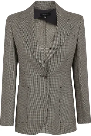 Max Mara Kariertes Muschio Sakko