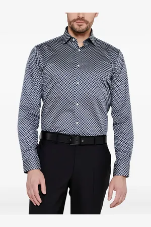 HUGO BOSS Hemd mit geometrischem Print