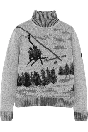 YVES SALOMON Pullover mit Jacquardmuster