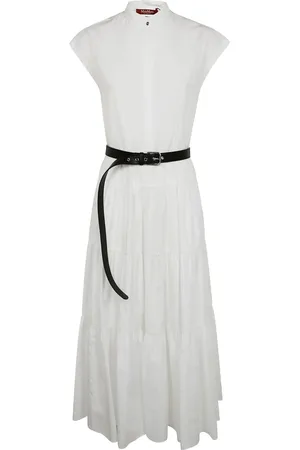 Max Mara Gestuftes Bairo Midikleid
