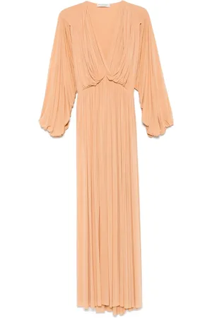 Serafini Maxikleid mit Raffungen