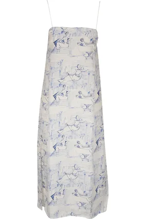 Khaite The Sicily Kleid mit grafischem Print