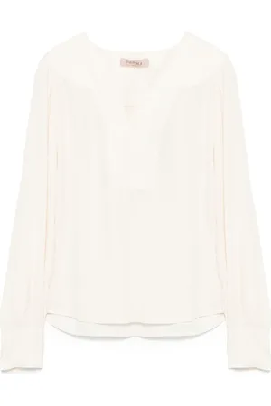 Twin-Set Bluse aus Krepp