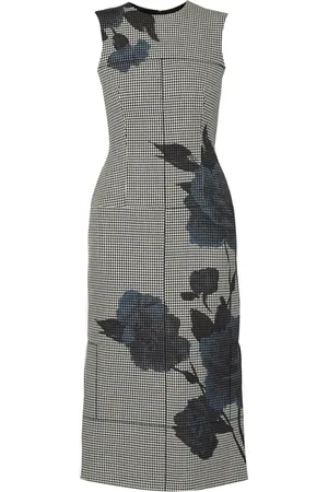 Erdem Midikleid mit Blumen-Print