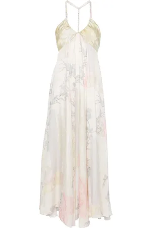 FORTE FORTE Maxikleid mit abstraktem Print