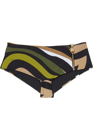 Puccini Bikinihöschen mit Marmo-Print