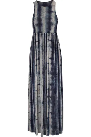 PETER COHEN Maxikleid mit Batikmuster