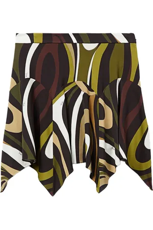 Puccini Minirock mit Marmo-Print