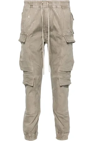 Rick Owens Halbhohe Mastodon Megacargo Slim-Fit-Jeans