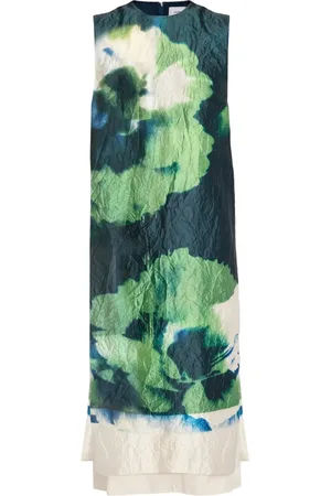 Erdem Midikleid mit Blumenmuster