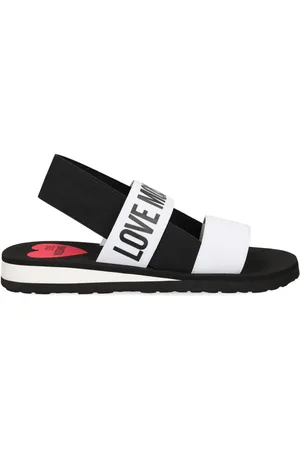 Moschino Sandalen mit Logo-Print